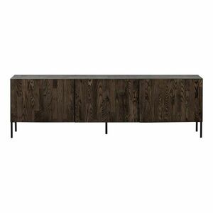 Brązowa szafka pod TV z litego drewna sosnowego 180x56x46 cm Bono – WOOOD obraz
