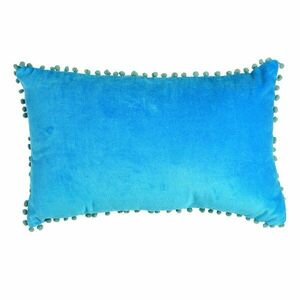 Aksamitna poduszka dekoracyjna 33x50 cm Pom Pom – Rex London obraz