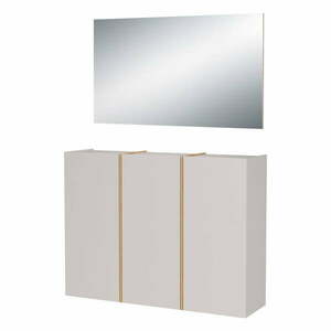 Kremowy zestaw do przedpokoju 138x200x37 cm Libbiano – Germania obraz