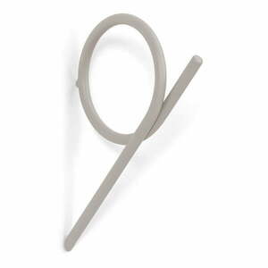 Szarobrązowy ścienny metalowy haczyk Tuba L – Spinder Design obraz