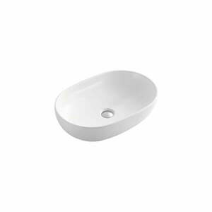 Biała umywalka ceramiczna Sapho Caleo, 60x42 cm obraz