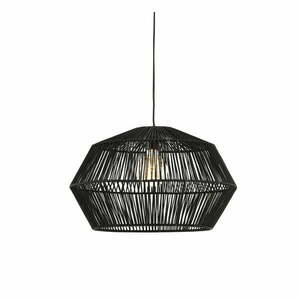 Czarna matowa lampa sufitowa ø 49 cm Deya – Light & Living obraz
