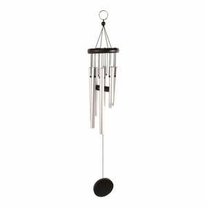 Dzwonki wietrzne w srebrnym kolorze Esschert Design, wys. 56, 5 cm obraz