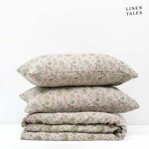 Lniana pościel jednoosobowa 140x200 cm Botany 2 – Linen Tales obraz