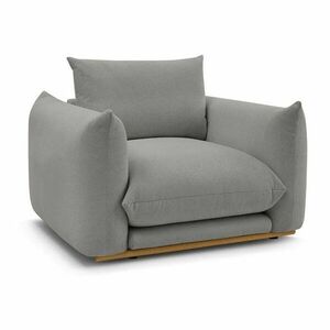 Szary fotel Ernest – Bobochic Paris obraz