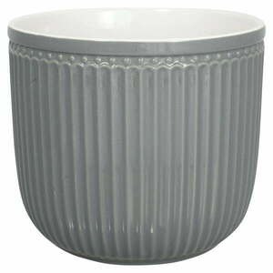 Szara ceramiczna doniczka Green Gate Alice, ø 14 cm obraz