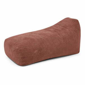 Ceglasty sztruksowy worek do siedzenia Snug Long 140 – SLOWDOWN obraz