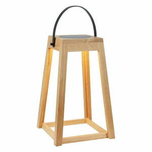 Brązowy zewnętrzny lampion solarny LED na USB (wysokość 54 cm) Nordic – Markslöjd obraz