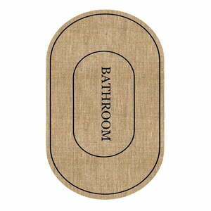 Brązowy dywanik łazienkowy 60x90 cm Jute Look – Mila Home obraz