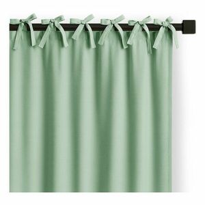 Miętowa zasłona częściowo zaciemniająca (dimout) 140x250 cm Carli Tie – Restilo obraz