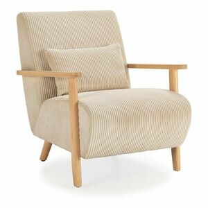 Beżowy fotel Bonnie – Marckeric obraz