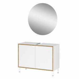 Biały zestaw łazienkowy Topeka – Germania obraz