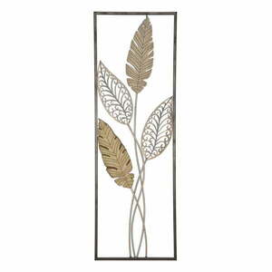 Dekoracja ścienna w złotym kolorze Mauro Ferretti Foglie, 30, 5x91 cm obraz