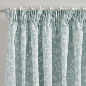 Niebieskie zasłony zestaw 2 szt. 168x229 cm Brooke Floral – Catherine Lansfield obraz