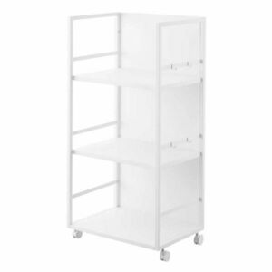 Biały metalowy regał na kółkach 42x84, 5x32 cm Tower – YAMAZAKI obraz