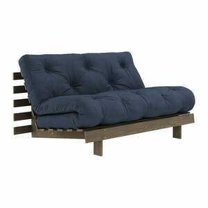 Ciemnoniebieska rozkładana sofa 140 cm Roots – Karup Design obraz