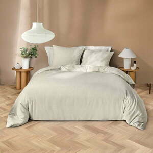 Beżowa pościel dwuosobowa z mikrowłókna 240x220 cm Azura – douceur d'intérieur obraz