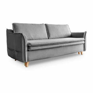 Szara rozkładana sofa Miuform Charming Charlie obraz