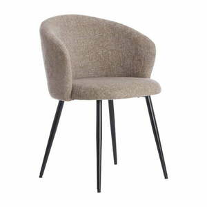 Beżowe metalowe fotele jadalniane zestaw 2 szt. Radaja – Light & Living obraz