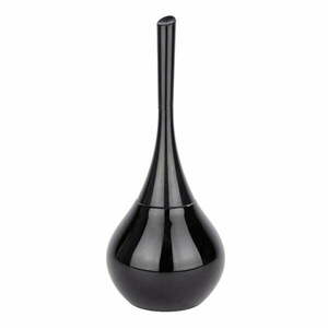 Czarna szczotka do WC Wenko Flakon obraz