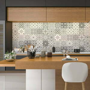 Zestaw 24 naklejek ściennych Ambiance Gythio, 10x10 cm obraz