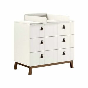 Beżowa komoda dziecięca z przewijakiem 98, 5x94x57 cm Sezane – Vipack obraz