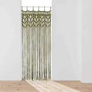 Zasłona na drzwi w kolorze khaki 90x200 cm Macarena – douceur d'intérieur obraz