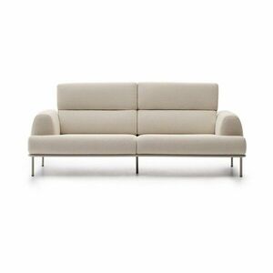 Beżowa sofa z tkaniny szenilowej 234 cm Aurum – Kave Home obraz