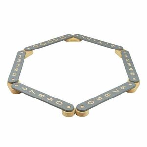 Szary tor sensoryczny z litego drewna sosnowego 10x408x5 cm Montessori – Meowbaby obraz