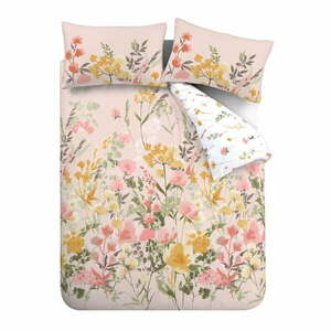 Różowa pościel dwuosobowa 200x200 cm Countryside Floral – Catherine Lansfield obraz