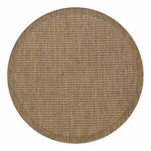 Okrągły dywan odpowiedni na zewnątrz w naturalnym kolorze ø 120 cm Giza 1410 – Ayyildiz Carpets obraz