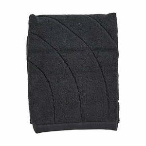 Czarny bawełniany ręcznik frotte 50x70 cm Time – Zone obraz