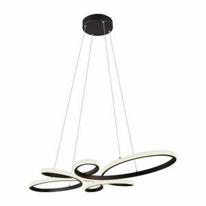 Czarna lampa wisząca LED Fly – Trio obraz