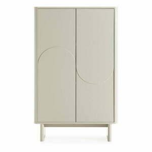 Kremowa szafka 80x130x40 cm Solei – MOME obraz