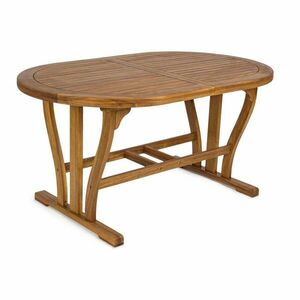 Stół ogrodowy z litego drewna akacjowego 90x150 cm Noemi – Bizzotto obraz