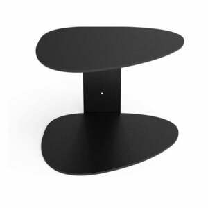 Czarna stalowa półka 29 cm Curve Bull – LIND DNA obraz