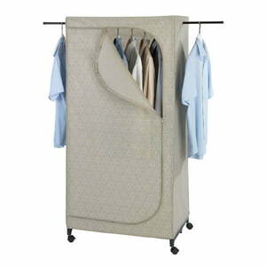 Beżowa tekstylna szafa 75x160 cm Balance – Wenko obraz