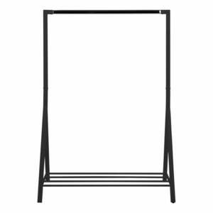 Czarny metalowy wieszak na ubrania Brent – Actona obraz