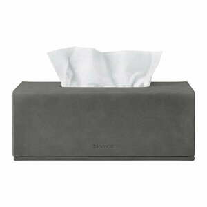 Pojemnik na chusteczki ze sztucznej skóry Sahla – Blomus obraz