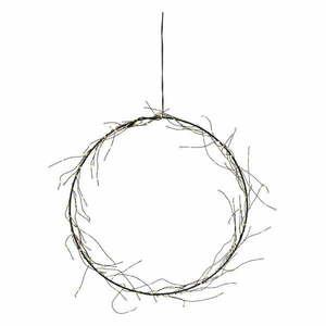 Czarna dekoracja świetlna ze świątecznym motywem ø 35 cm Nike – Star Trading obraz