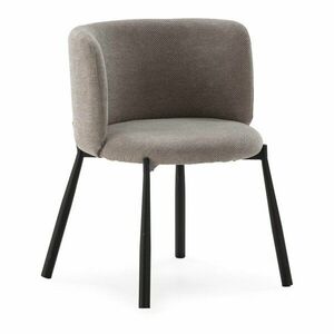 Szare tapicerowane fotele jadalniane zestaw 2 szt. Ginny – MOME obraz