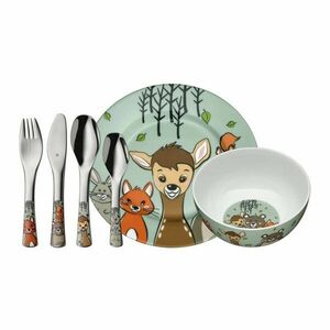 Porcelanowy zestaw naczyń dla dzieci 6 szt. Forest Friends – WMF obraz