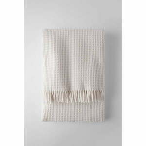 Kremowy pled Euromant Waffel, 140x180 cm obraz