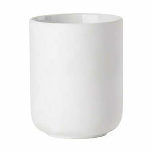 Biały kamionkowy kubek na szczoteczki do zębów Ume − Zone obraz