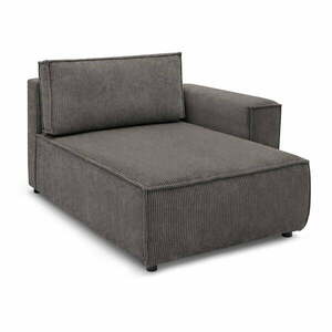 Jasnobrązowy sztruksowy moduł sofy (prawostronny) Nihad modular – Bobochic Paris obraz