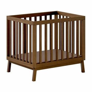 Brązowy kojec dla dzieci z litego drewna sosnowego 95x75 cm Sezane – Vipack obraz