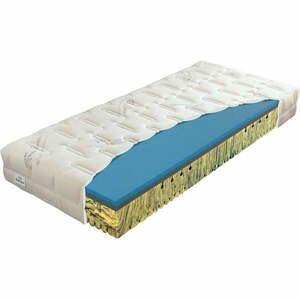 Średnio twardy/miękki piankowy materac dwustronny 160x200 cm Herbal visco – Materasso obraz