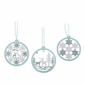 Drewniane ozdoby świąteczne zestaw 6 szt. ø 8 cm – Casa Selección obraz