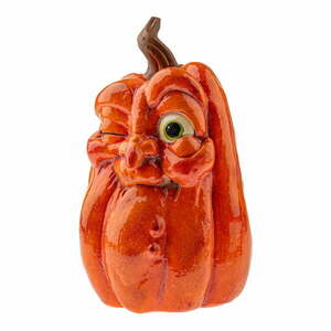 Ceramiczny świecznik z motywem Halloween Pumpkin – Dakls obraz