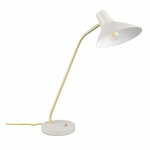 Lampa stołowa z elastyczną konstrukcją w złoto-kremowym kolorze (wysokość 54 cm) Traveller – Trio obraz